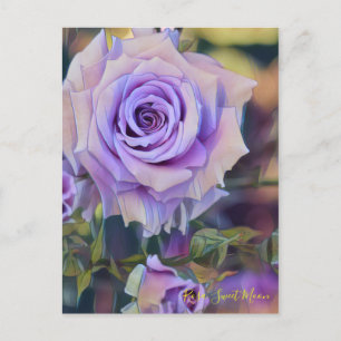 Postal Rosa Sweet Moon [Postcard]
