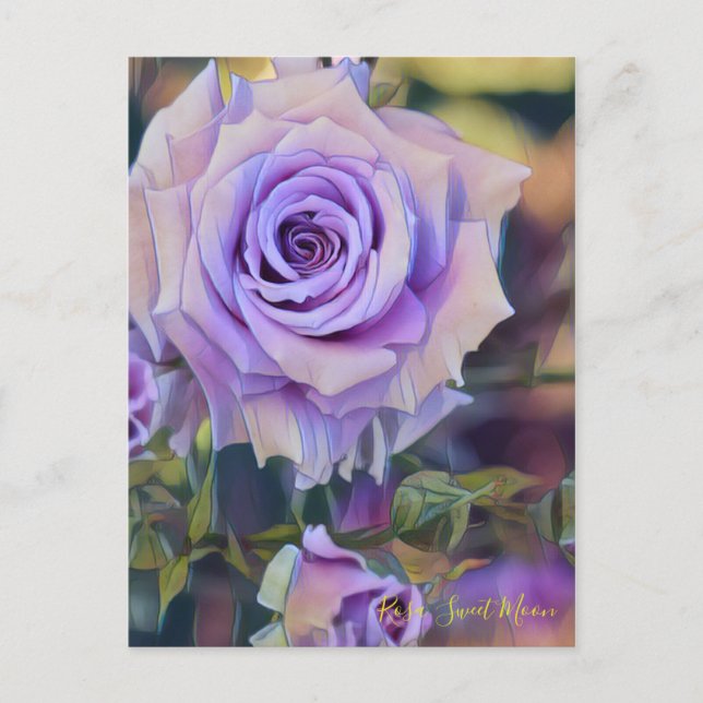 Postal Rosa Sweet Moon [Postcard] (Anverso)