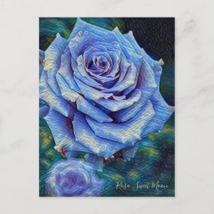 Postal Rosa Sweet Moon [Postcard]