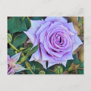Postal Rosa Sweet Moon [Postcard]