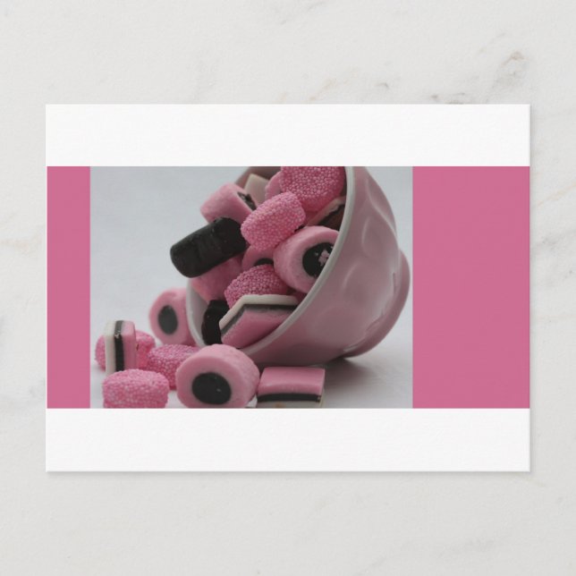 Postal rosa y dulce (Anverso)