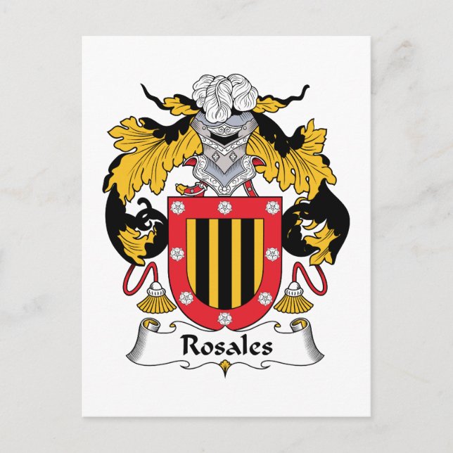 Postal Rosales Family Crest (Anverso)
