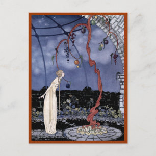 Postal Rosalie y el árbol de ciruelas mágicas