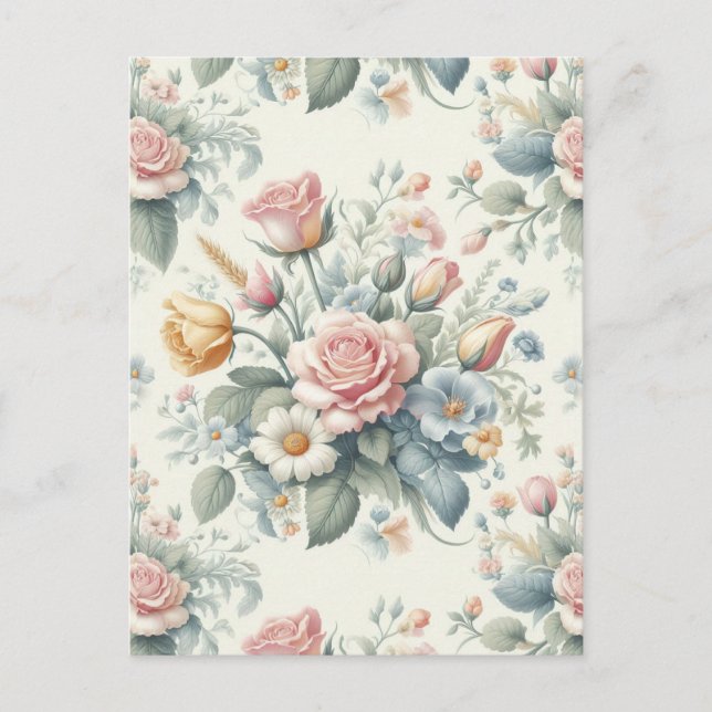 Postal Rosas (Anverso)