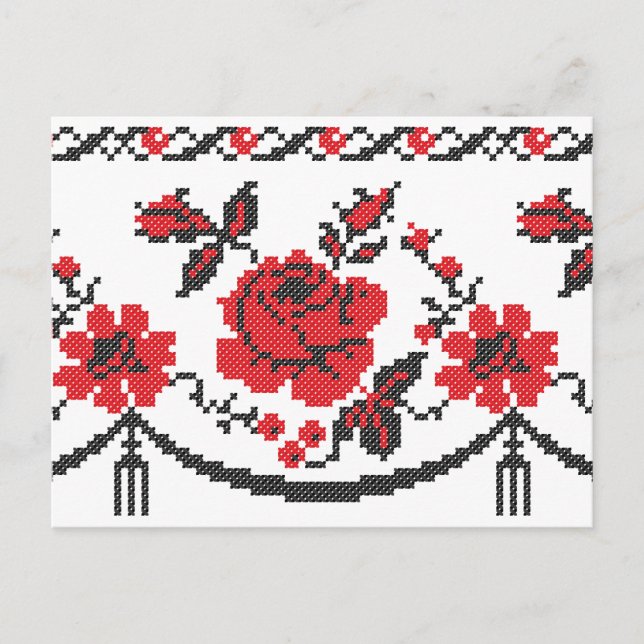 Postal Rosas (Anverso)