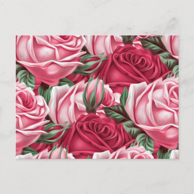 Postal Rosas (Anverso)