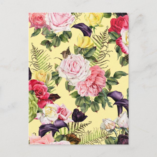 Postal Rosas (Anverso)