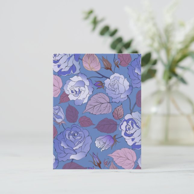 Postal Rosas 32 (Anverso de pie)