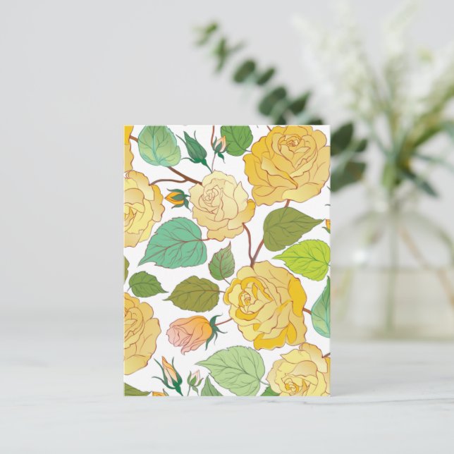 POSTAL ROSAS 9 (Anverso de pie)