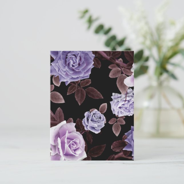 Postal Rosas acuáticos 21 (Anverso de pie)