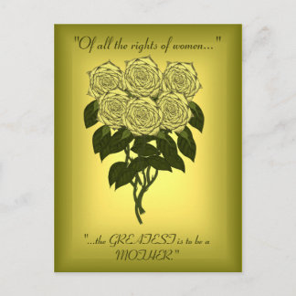 Postal Rosas amarillas (Día de la Madre)