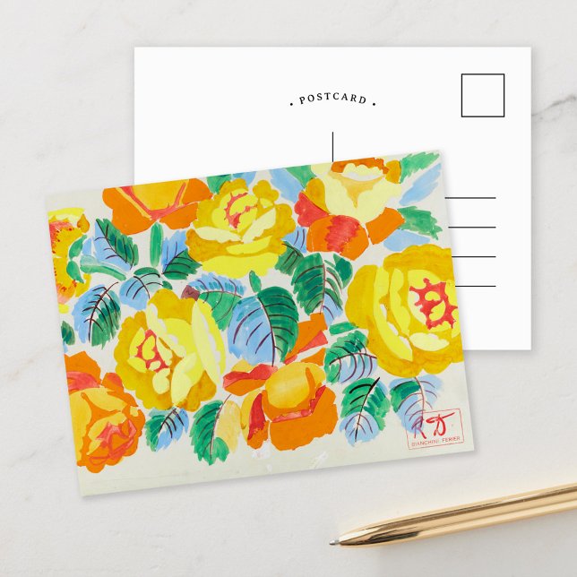 Postal Rosas Amarillas | Raoul Dufy (Subido por el creador)