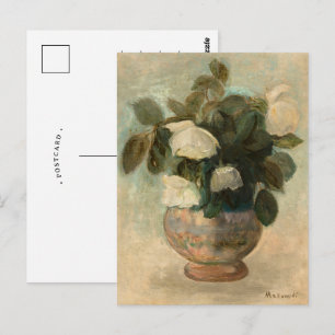 Postal Rosas Blancas   Tadeusz Makowski