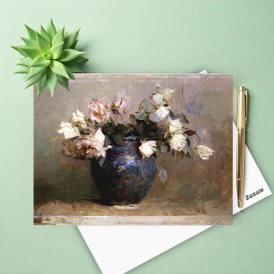 Postal Rosas de Abbott Handerson Thayer