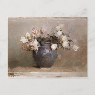 Postal Rosas de Abbott Handerson Thayer siguen con flores