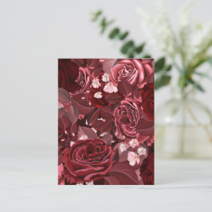 Postal Rosas de acuarela 35