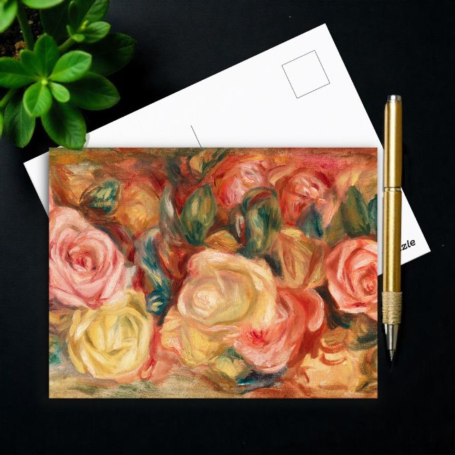 Postal Rosas de Auguste Renoir (Subido por el creador)