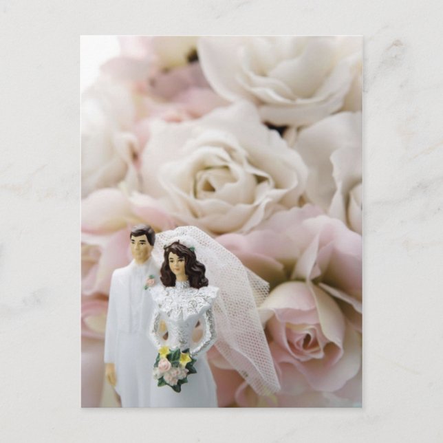 Postal Rosas de Cake Topper (Anverso)