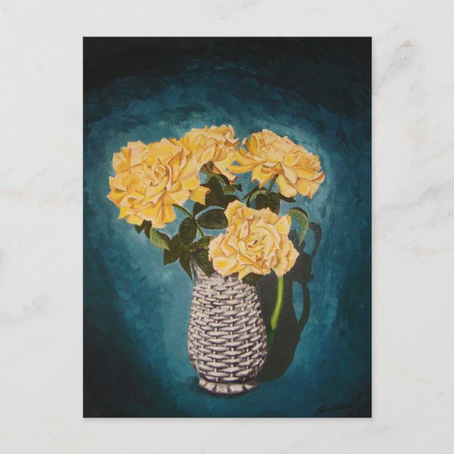 Postal Rosas de circo (Anverso)