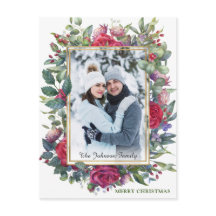 Rosas de invierno acuarela Navidades de fotografía