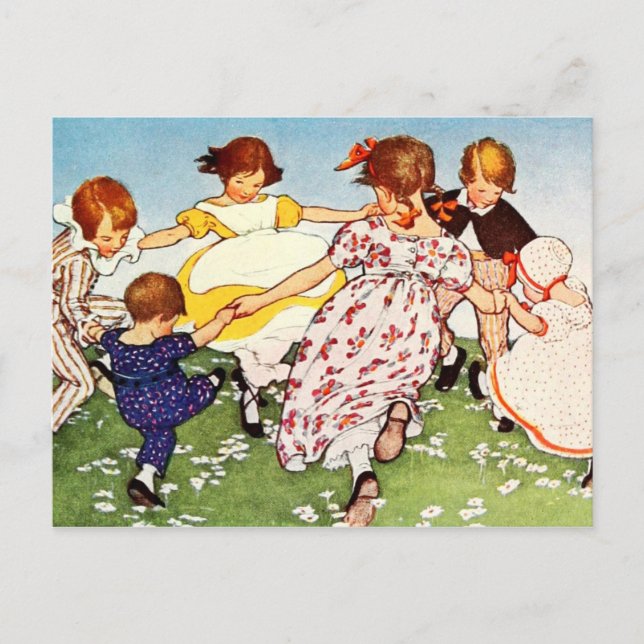 Postal Rosas de Ring a Ring (Anverso)