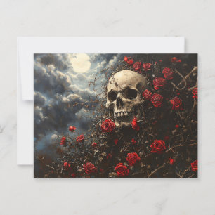 Postal Rosas de Skull y Crimson