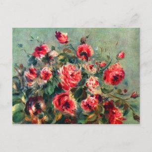Postal Rosas de Vargemont por Claude Monet