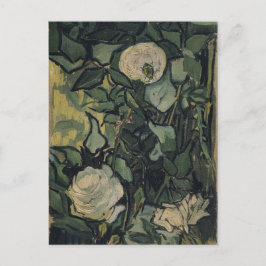 Postal Rosas de Vincent Van Gogh