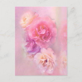 Postal Rosas Dreamy Pastel