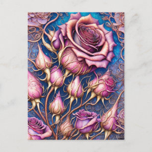 Postal Rosas Elegantes