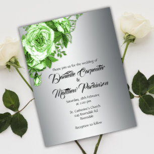 Postal Rosas encantados de los jardines de esmeralda en B