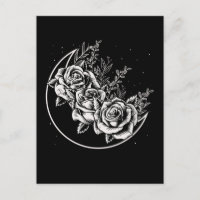 Rosas Godéticas Luna Flores Crescientes Góticas Wi