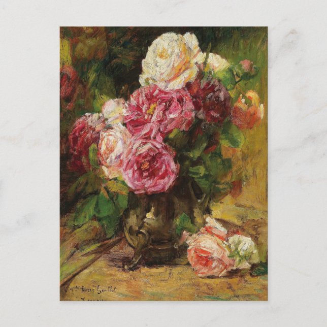 Postal Rosas IV por Georges Jeannin (Anverso)