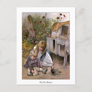 Postal Rosas navidades: El Mascota Conejo