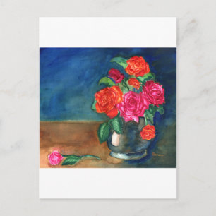 Postal Rosas para mi amor