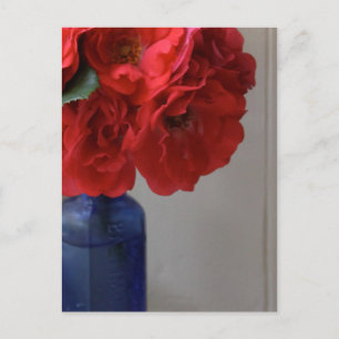 Postal rosas rojas