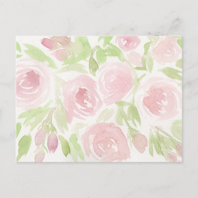 Postal Rosas rosas rosas (Anverso)