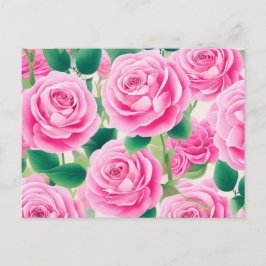 Postal Rosas rosas rosas