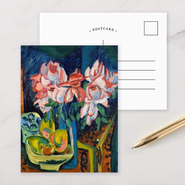 Postal Rosas rosas rosas | Ernst Ludwig Kirchner (Subido por el creador)