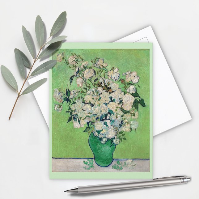 Postal Rosas, Vincent van Gogh (Subido por el creador)