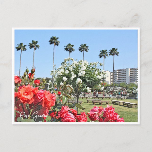 Postal Rose Garden (Anverso)
