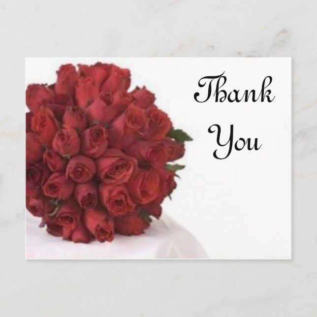 Postal Roses rojos (Anverso)