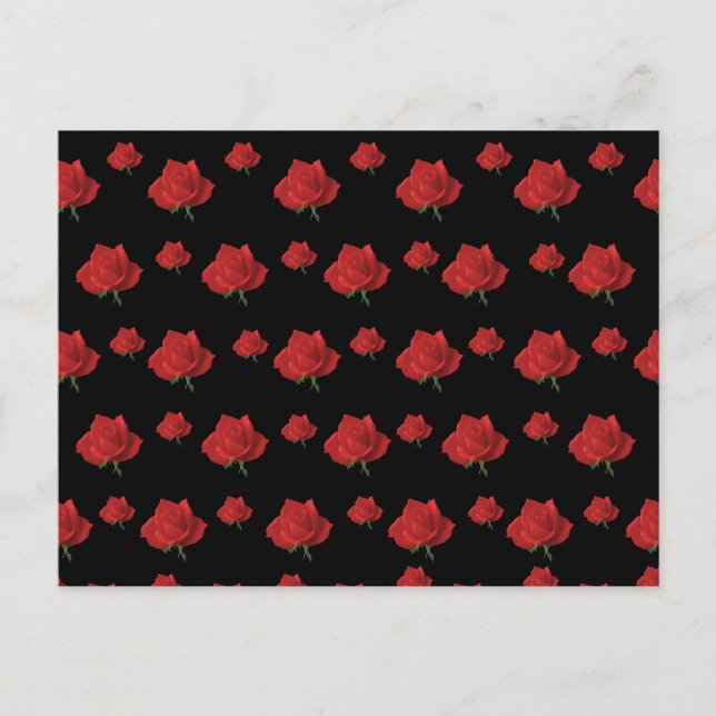 Postal Roses rojos (Anverso)