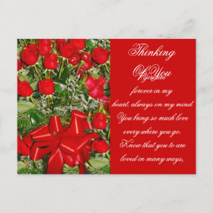 Postal Roses rojos, Rosas para siempre_