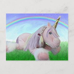 Postal Rosey el unicornio