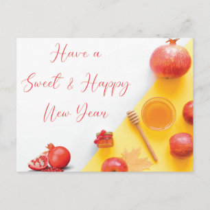 Postal Rosh Hashanah Shana Tova Deseos de Año Nuevo Judío