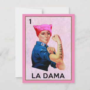 Postal Rosie the Riveter se resiste a La Dama Loteria