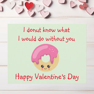 Postal Rosquilla del Día de San Valentín Lo que haría sin