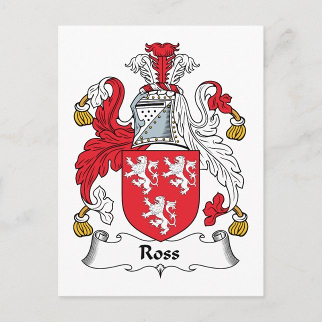 Postal Ross Family Crest (Anverso)