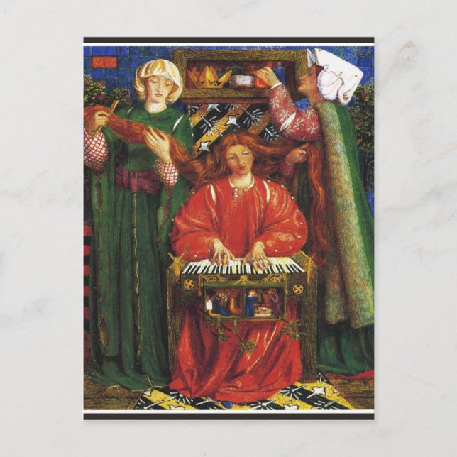 Postal Rossetti - Carol Navidad (Anverso)